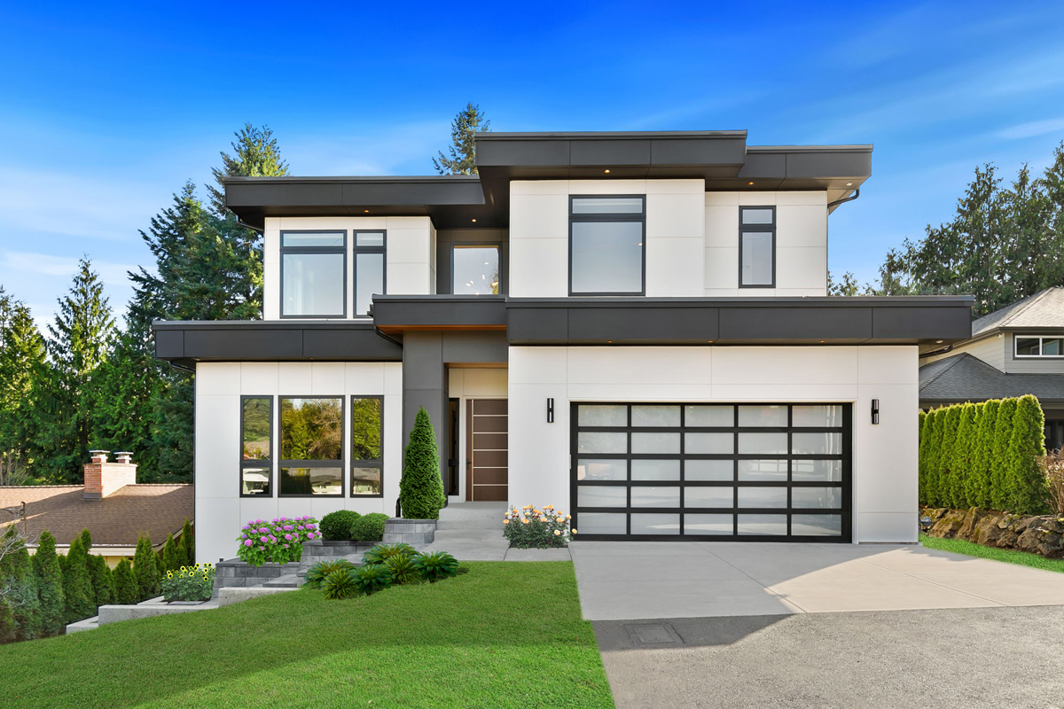 Custom home exterior