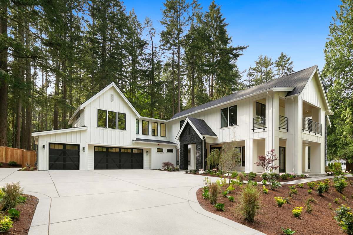 Custom home exterior