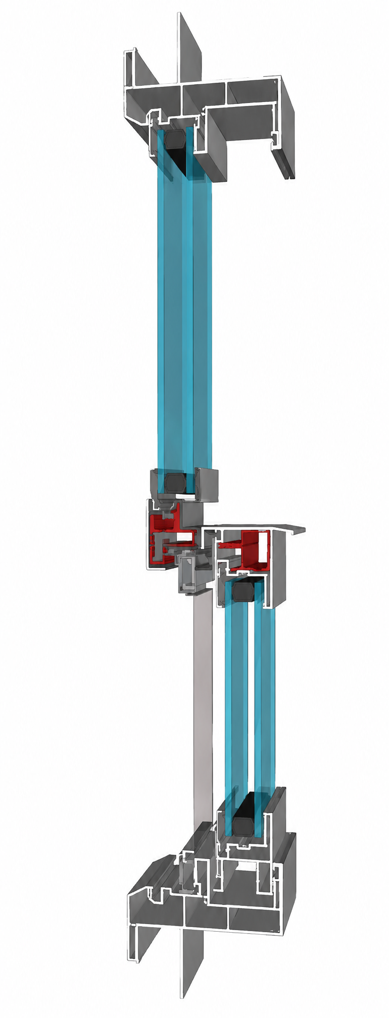 Single hung internals